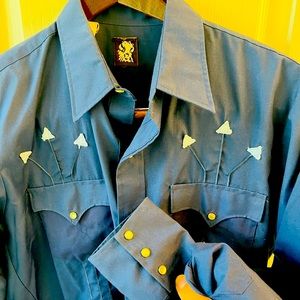 Vintage Pearl Snap Western Shirt